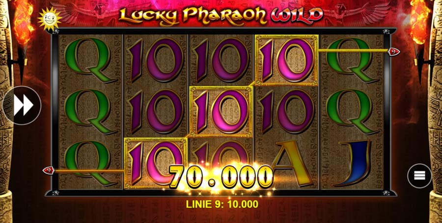 Merkur Lucky Pharaoh Wild Gewinn